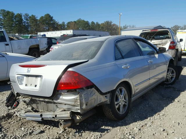 1HGCM56736A064282 - 2006 HONDA ACCORD EX 银色 照片 4