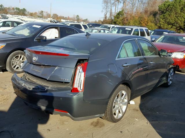 1G6AB5SX1D0125944 - 2013 CADILLAC ATS LUXURY BLUE photo 4