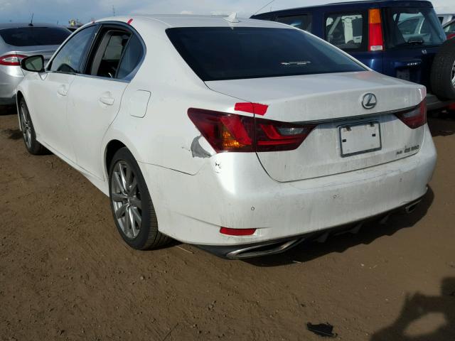 JTHCE1BL6E5025442 - 2014 LEXUS GS 350 WHITE photo 3