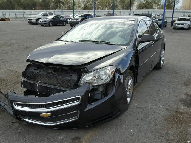 1G1ZB5E05CF222910 - 2012 CHEVROLET MALIBU LS BLACK photo 2