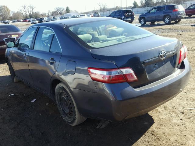 4T1BE46K08U786263 - 2008 TOYOTA CAMRY CE GRAY photo 3