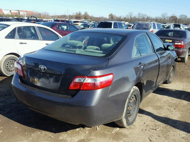 4T1BE46K08U786263 - 2008 TOYOTA CAMRY CE GRAY photo 4