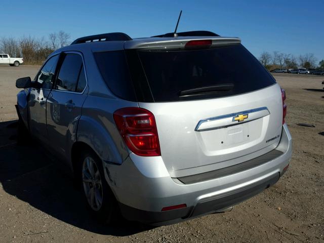 2GNALCEK4G6318428 - 2016 CHEVROLET EQUINOX LT SILVER photo 3