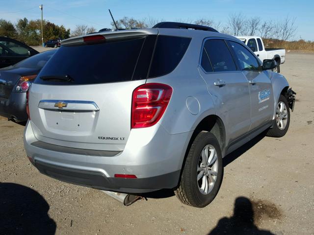 2GNALCEK4G6318428 - 2016 CHEVROLET EQUINOX LT SILVER photo 4