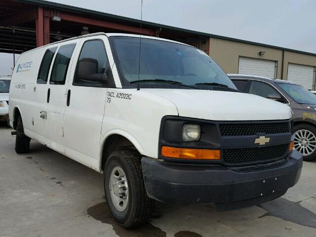 1GCWGGBA3D1166517 - 2013 CHEVROLET EXPRESS G2 WHITE photo 1