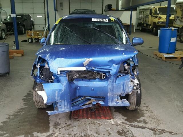 KL1TD56E09B308974 - 2009 CHEVROLET AVEO LS BLUE photo 7