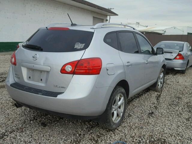 JN8AS58VX9W436865 - 2009 NISSAN ROGUE S SILVER photo 4