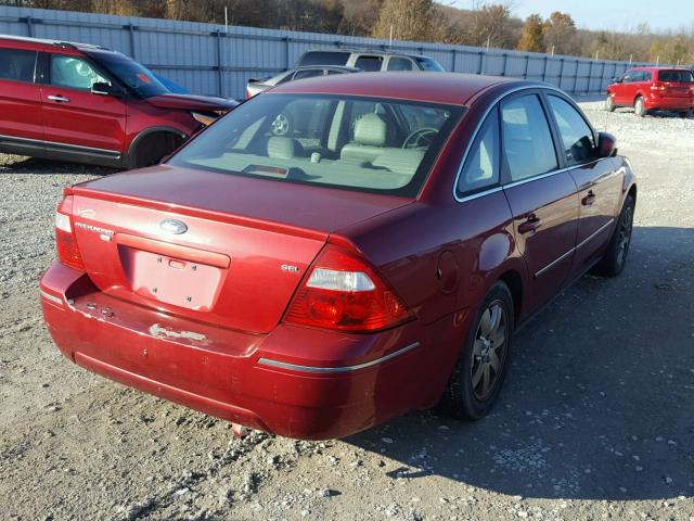 1FAFP27196G103455 - 2006 FORD FIVE HUNDR RED photo 4