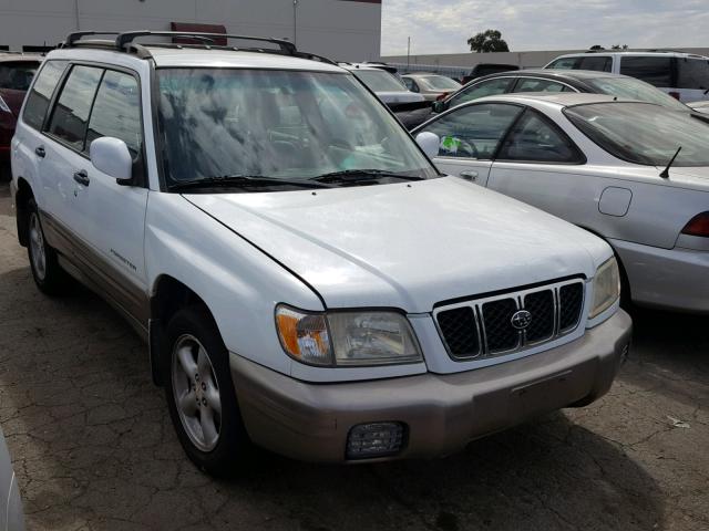 JF1SF65512H715362 - 2002 SUBARU FORESTER S SILVER photo 1