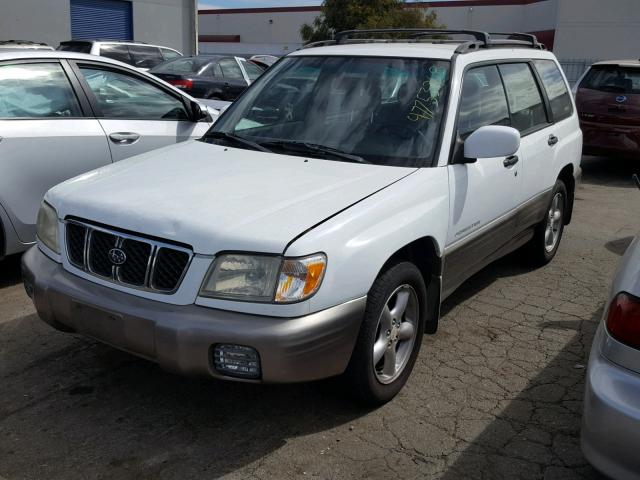 JF1SF65512H715362 - 2002 SUBARU FORESTER S SILVER photo 2