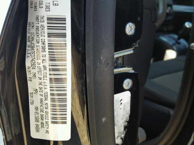 1C4NJCBA7ED742924 - 2014 JEEP COMPASS SP BLACK photo 10