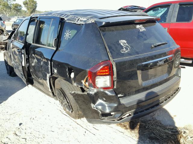 1C4NJCBA7ED742924 - 2014 JEEP COMPASS SP BLACK photo 3