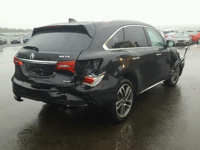 5FRYD4H83HB008159 - 2017 ACURA MDX ADVANC BLACK photo 4