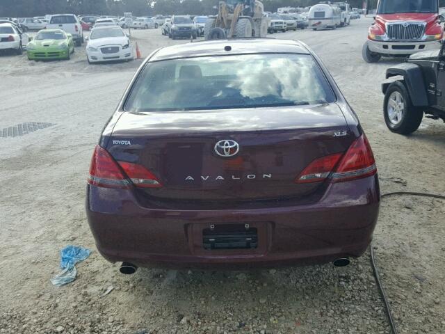 4T1BK36BX9U345731 - 2009 TOYOTA AVALON XL BURGUNDY photo 9