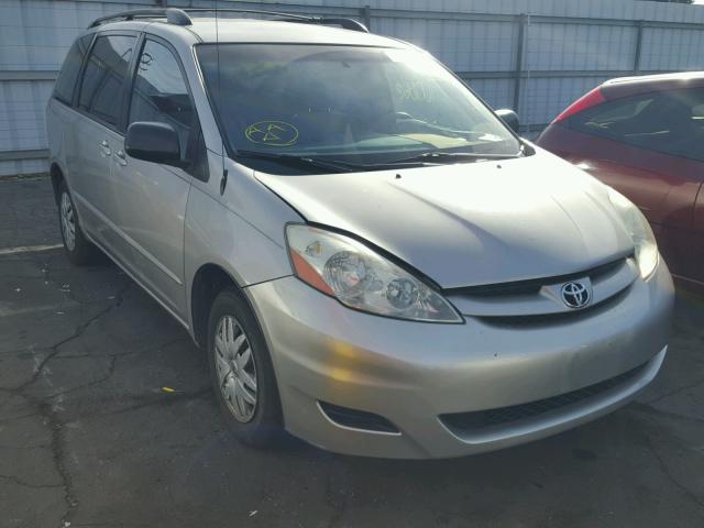 5TDZA23C96S451133 - 2006 TOYOTA SIENNA CE SILVER photo 1