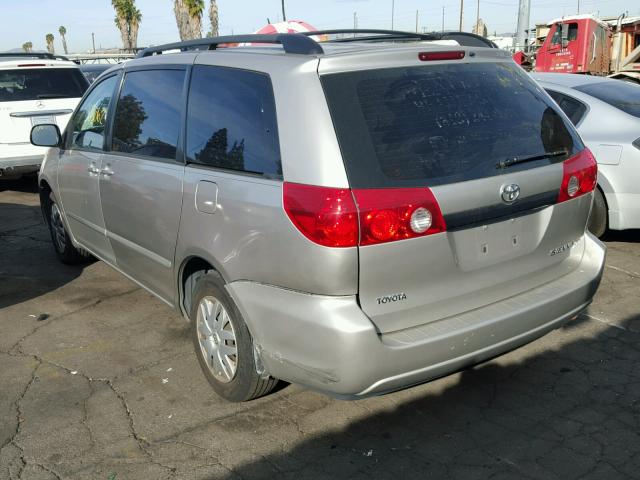 5TDZA23C96S451133 - 2006 TOYOTA SIENNA CE SILVER photo 3