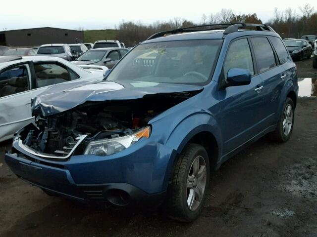 JF2SH63639H713169 - 2009 SUBARU FORESTER 2 BLUE photo 2