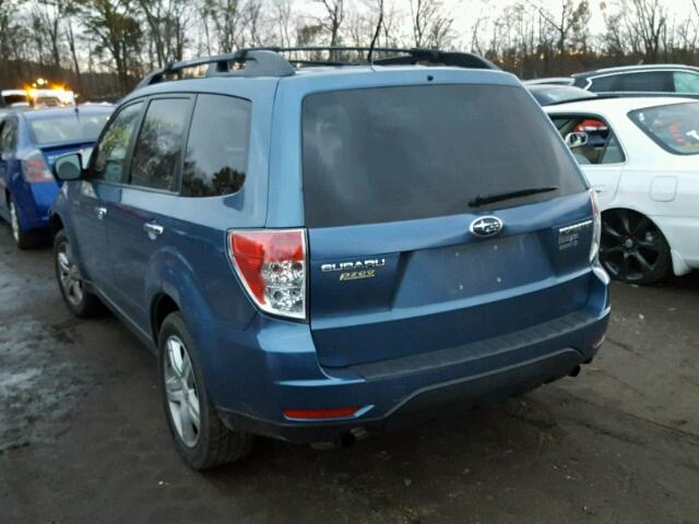 JF2SH63639H713169 - 2009 SUBARU FORESTER 2 BLUE photo 3