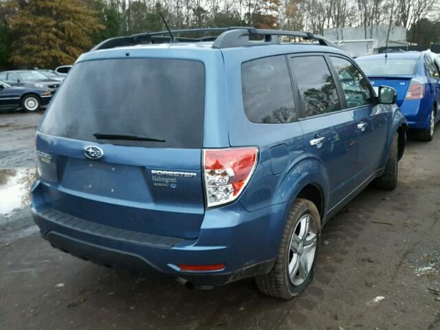 JF2SH63639H713169 - 2009 SUBARU FORESTER 2 BLUE photo 4