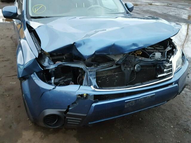 JF2SH63639H713169 - 2009 SUBARU FORESTER 2 BLUE photo 9