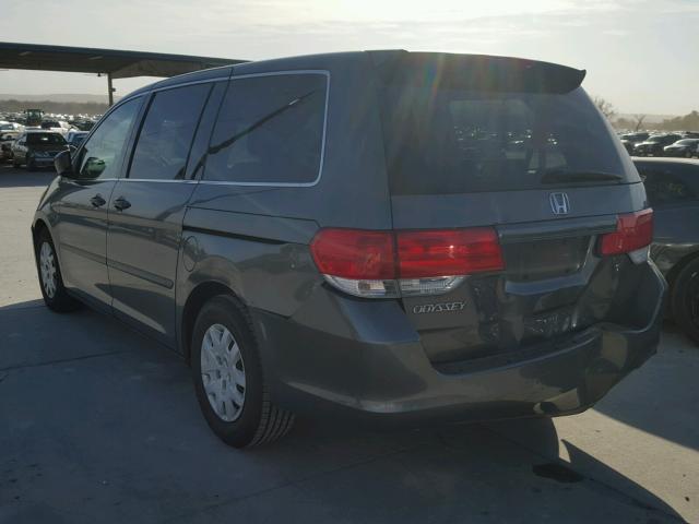 5FNRL38298B111391 - 2008 HONDA ODYSSEY LX SILVER photo 3