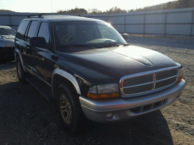 1D4HR58N33F578040 - 2003 DODGE DURANGO SL BLACK photo 1