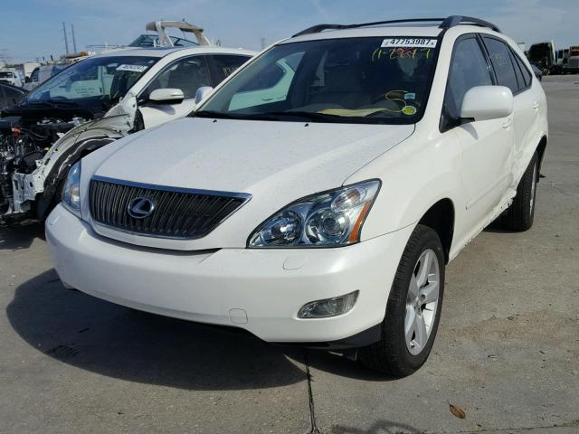 2T2HK31U57C027271 - 2007 LEXUS RX 350 WHITE photo 2