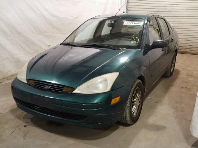 1FAFP3839YW110923 - 2000 FORD FOCUS ZTS GREEN photo 2