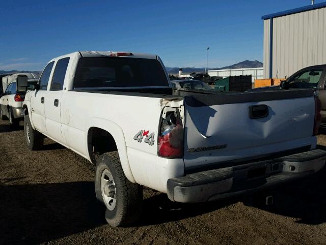 1GCHK33D07F124113 - 2007 CHEVROLET SILVERADO WHITE photo 3