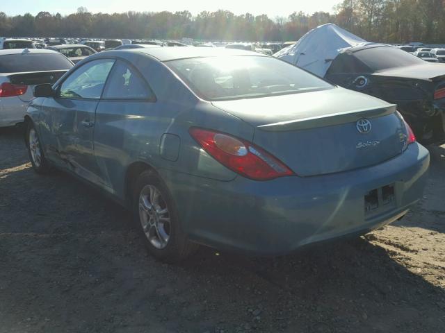 4T1CE30P65U511608 - 2005 TOYOTA CAMRY SOLA TEAL photo 3