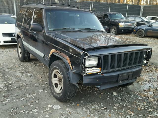 1J4FJ68S0WL242529 - 1998 JEEP CHEROKEE S BLACK photo 1