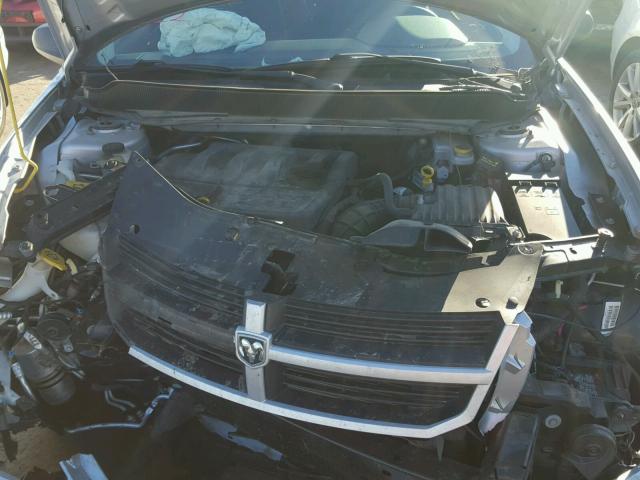 1B3CC4FB0AN151883 - 2010 DODGE AVENGER SX SILVER photo 7