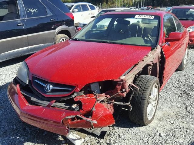 19UYA42633A012586 - 2003 ACURA 3.2CL TYPE RED photo 2