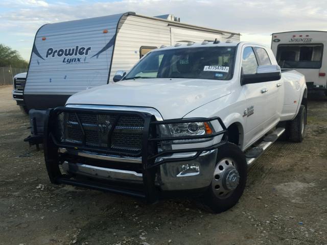 3C63RRML9EG142658 - 2014 RAM 3500 LARAM WHITE photo 2