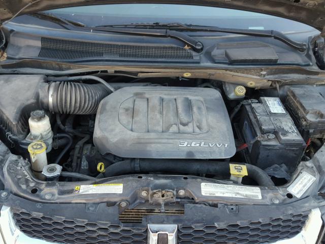 2C4RDGCG8CR205220 - 2012 DODGE GRAND CARA BLUE photo 7