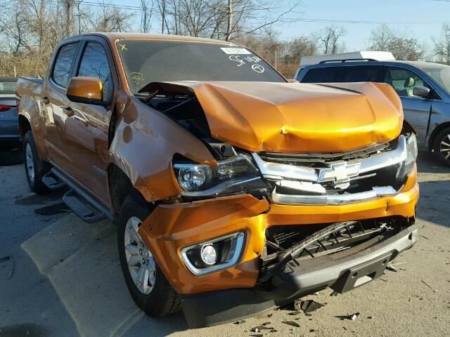 1GCGTCEN6H1290696 - 2017 CHEVROLET COLORADO L ORANGE photo 1