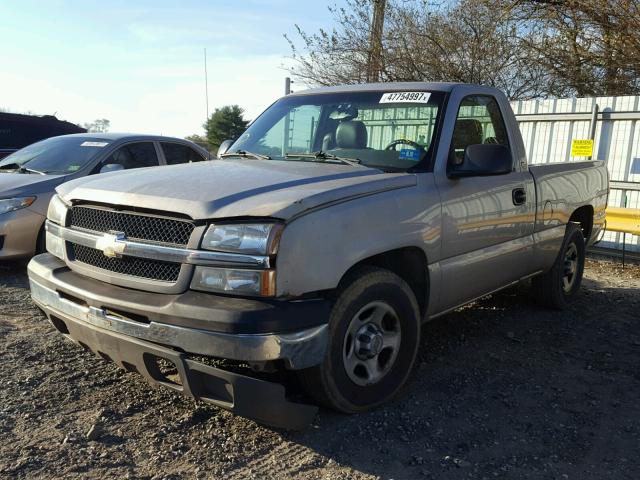 1GCEC14X34Z309912 - 2004 CHEVROLET SILVERADO BEIGE photo 2