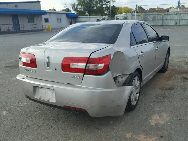 3LNHM26T47R637225 - 2007 LINCOLN MKZ SILVER photo 4