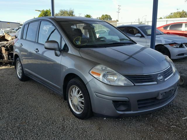 3N1BC13E87L374806 - 2007 NISSAN VERSA S GRAY photo 1