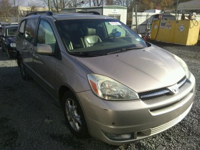 5TDZA22C35S376333 - 2005 TOYOTA SIENNA XLE GOLD photo 1