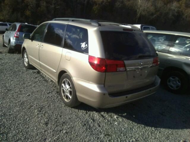 5TDZA22C35S376333 - 2005 TOYOTA SIENNA XLE GOLD photo 3