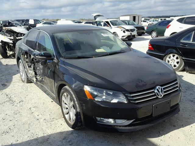 1VWCP7A37CC004444 - 2012 VOLKSWAGEN PASSAT SEL BLACK photo 1