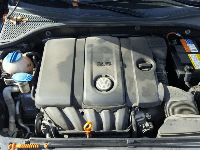 1VWCP7A37CC004444 - 2012 VOLKSWAGEN PASSAT SEL BLACK photo 7