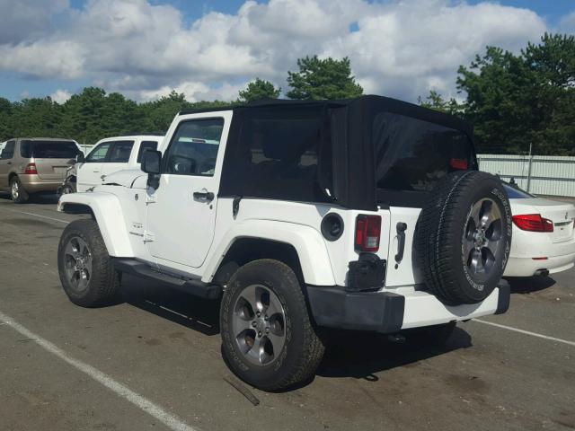 1C4GJWBG8GL196884 - 2016 JEEP WRANGLER S 白色 照片 3