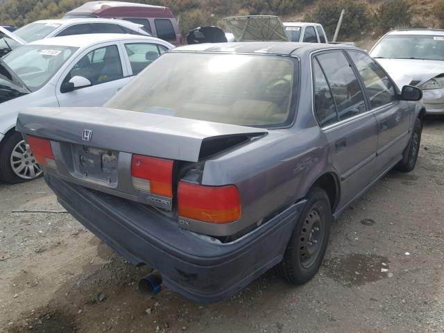 JHMCB7548NC004121 - 1992 HONDA ACCORD DX GRAY photo 4