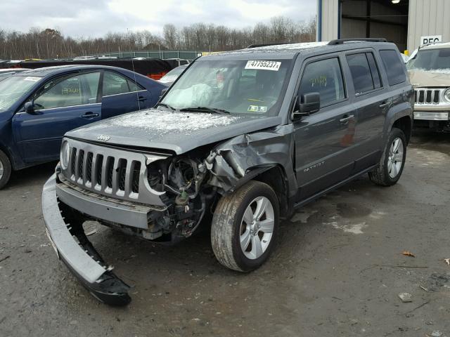 1C4NJRFB3CD549947 - 2012 JEEP PATRIOT LA GRAY photo 2