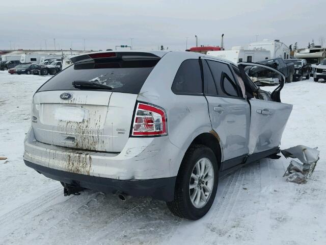 2FMDK48C49BA63157 - 2009 FORD EDGE SEL SILVER photo 4