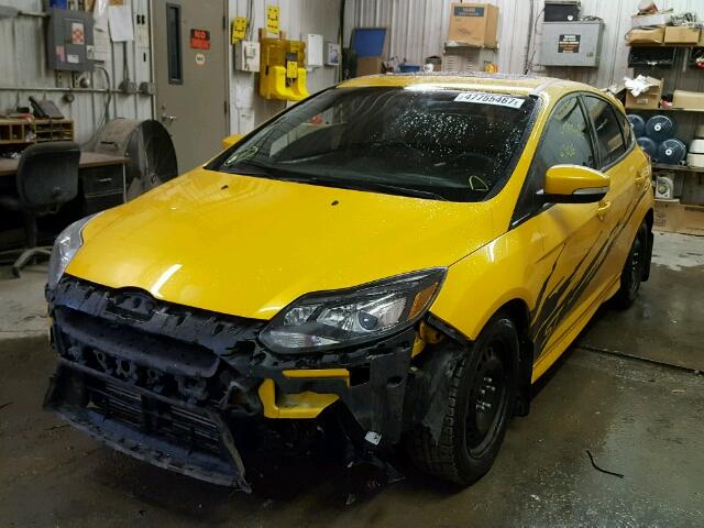 1FADP3L95DL324872 - 2013 FORD FOCUS ST YELLOW photo 2