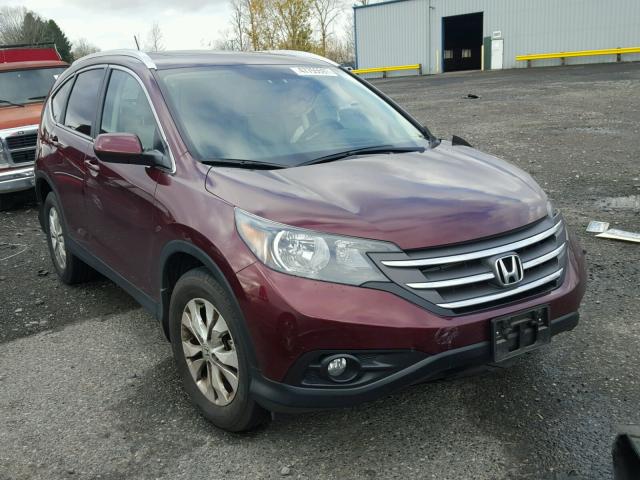 5J6RM4H71DL078905 - 2013 HONDA CR-V EXL RED photo 1