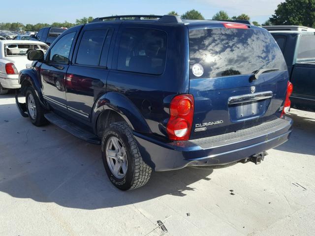 1D4HD58D14F105017 - 2004 DODGE DURANGO LI BLUE photo 3